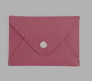 Pink card wallet