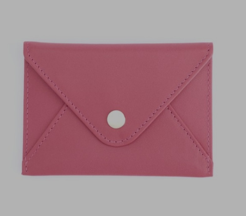 Pink card wallet