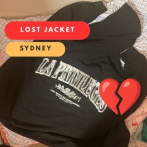 Black LA privileges jacket is Found Loop's lost item of the week