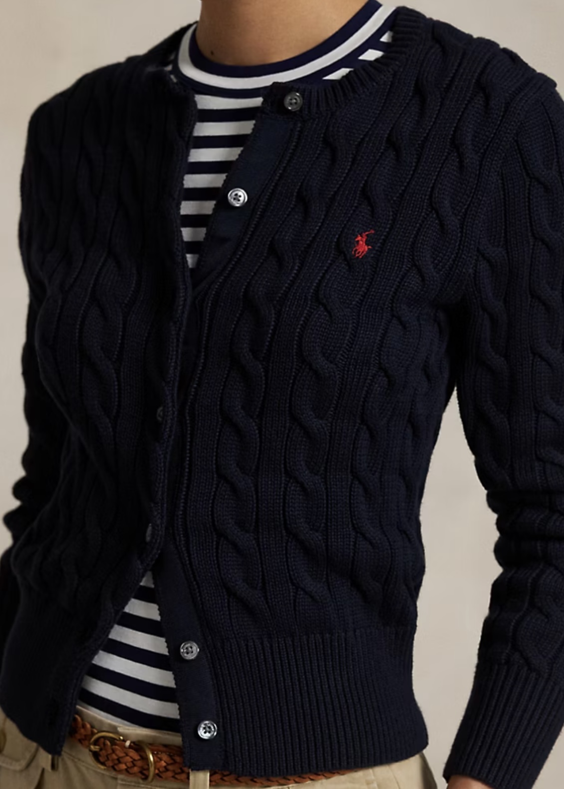 Lost navy Polo cardigan Sydney